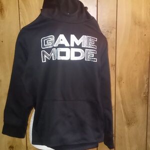 Place sport kids size large 10/12 black game mode hoodie